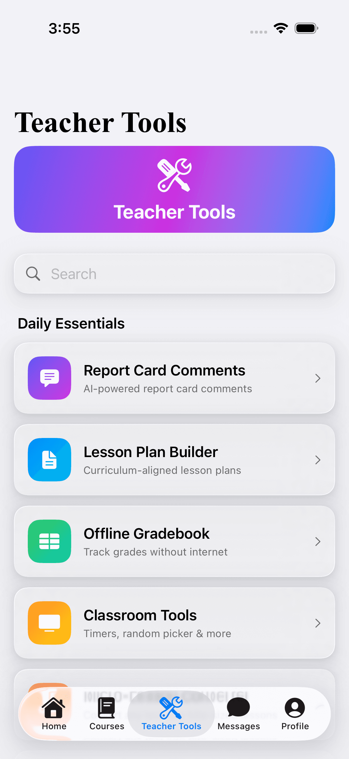 Teacher Tools